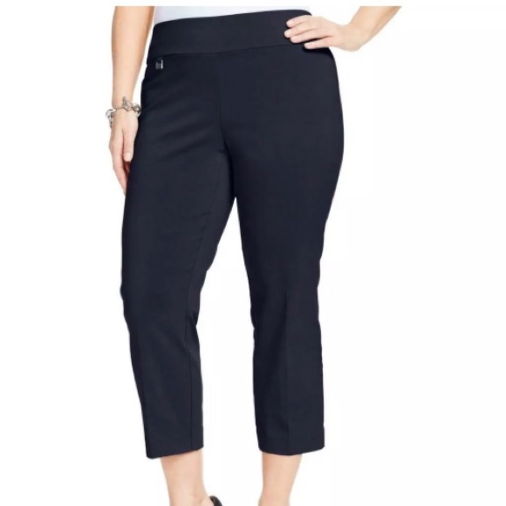 Alfani Capri Pants Size 24W Blue Tummy Control